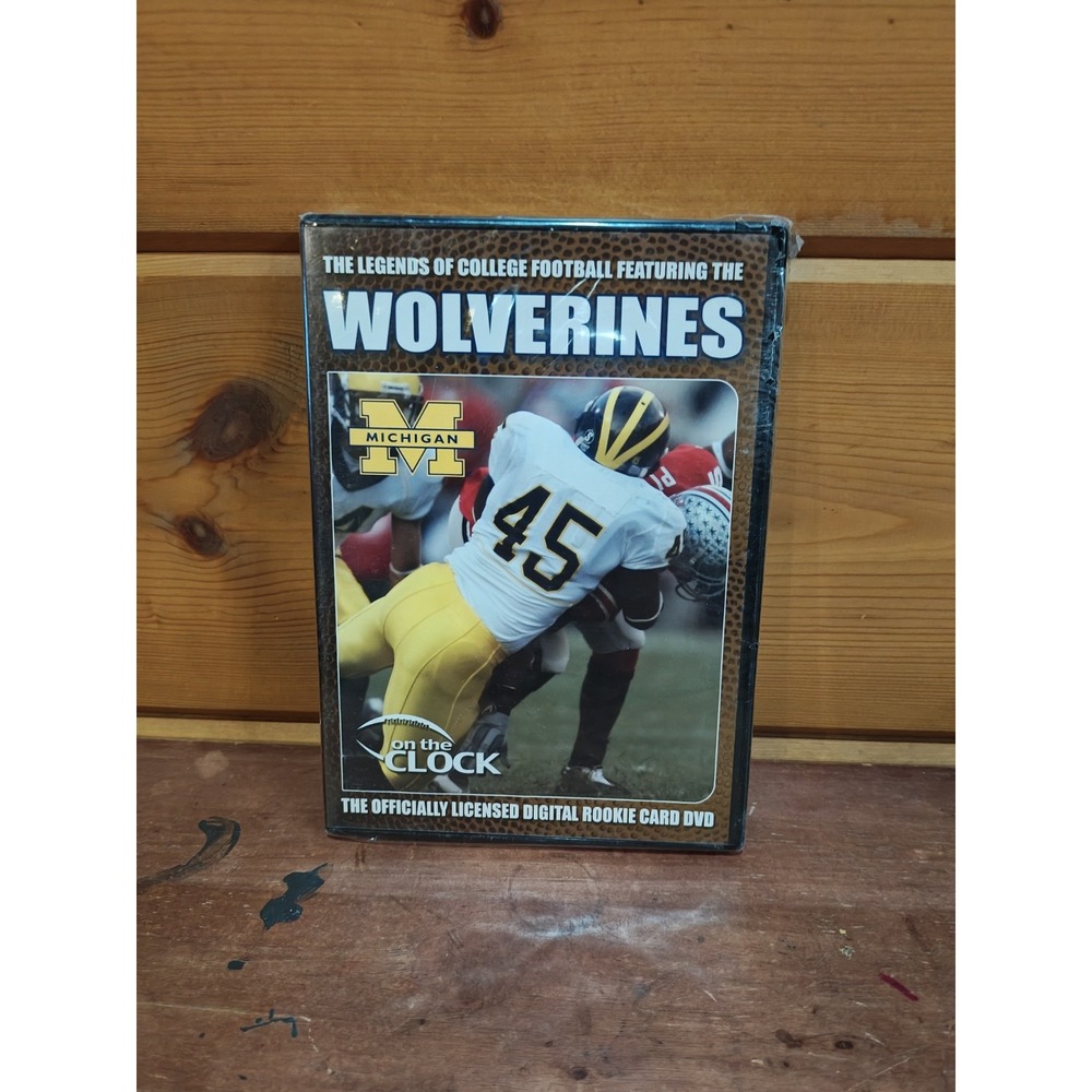 Legends of College Football Featuring The Wolverines [DVD] Sealed Damaged Corner